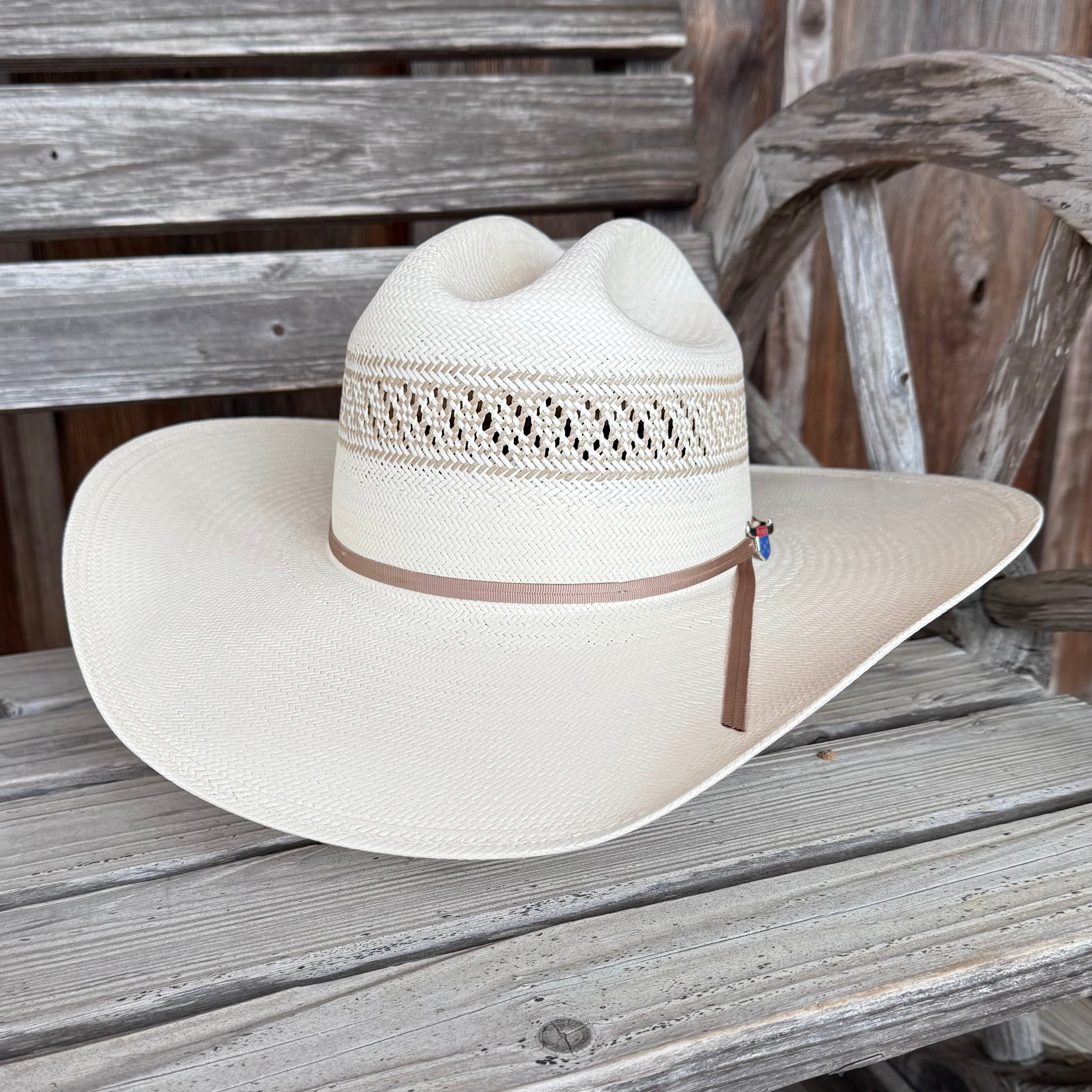 New Resistol Wildfire 20X Natural Straw Cowboy Hat