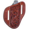 New Martin Saddlery Large Angled Leather Knife Scabbard