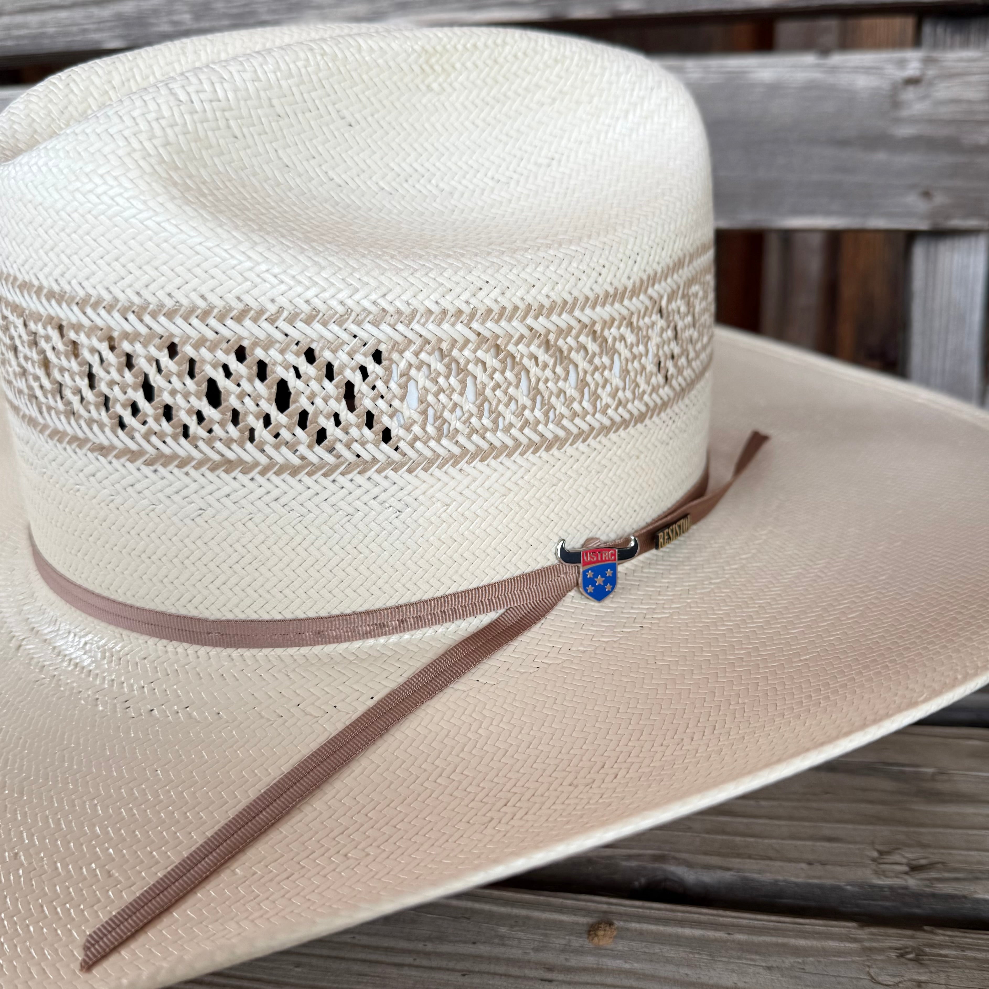 New Resistol Wildfire 20X Natural Straw Cowboy Hat