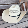 New Twister Men’s Bangora Straw Cowboy Hat