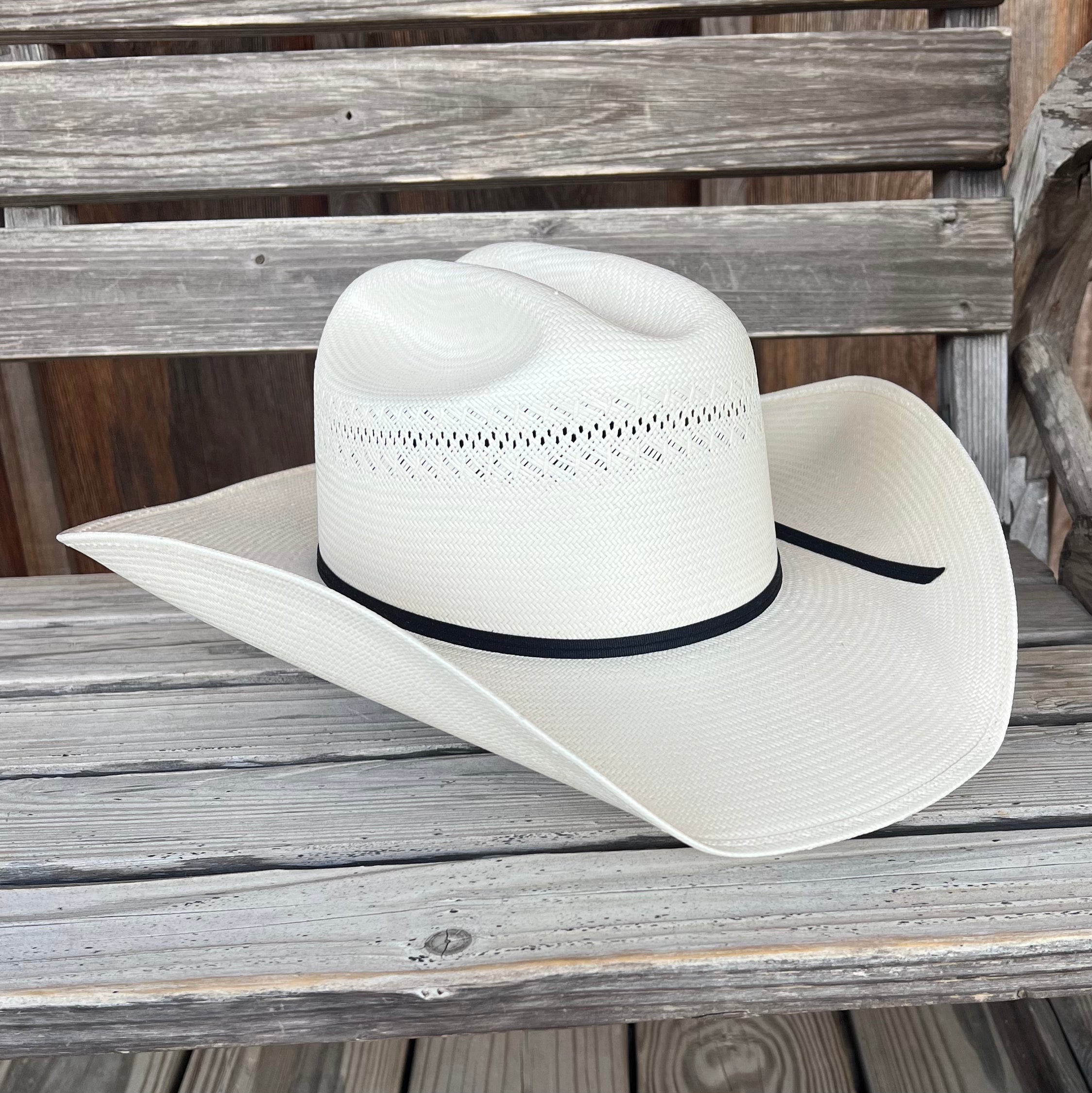 New Resistol Luke 7X Straw Cowboy Hat – Natural