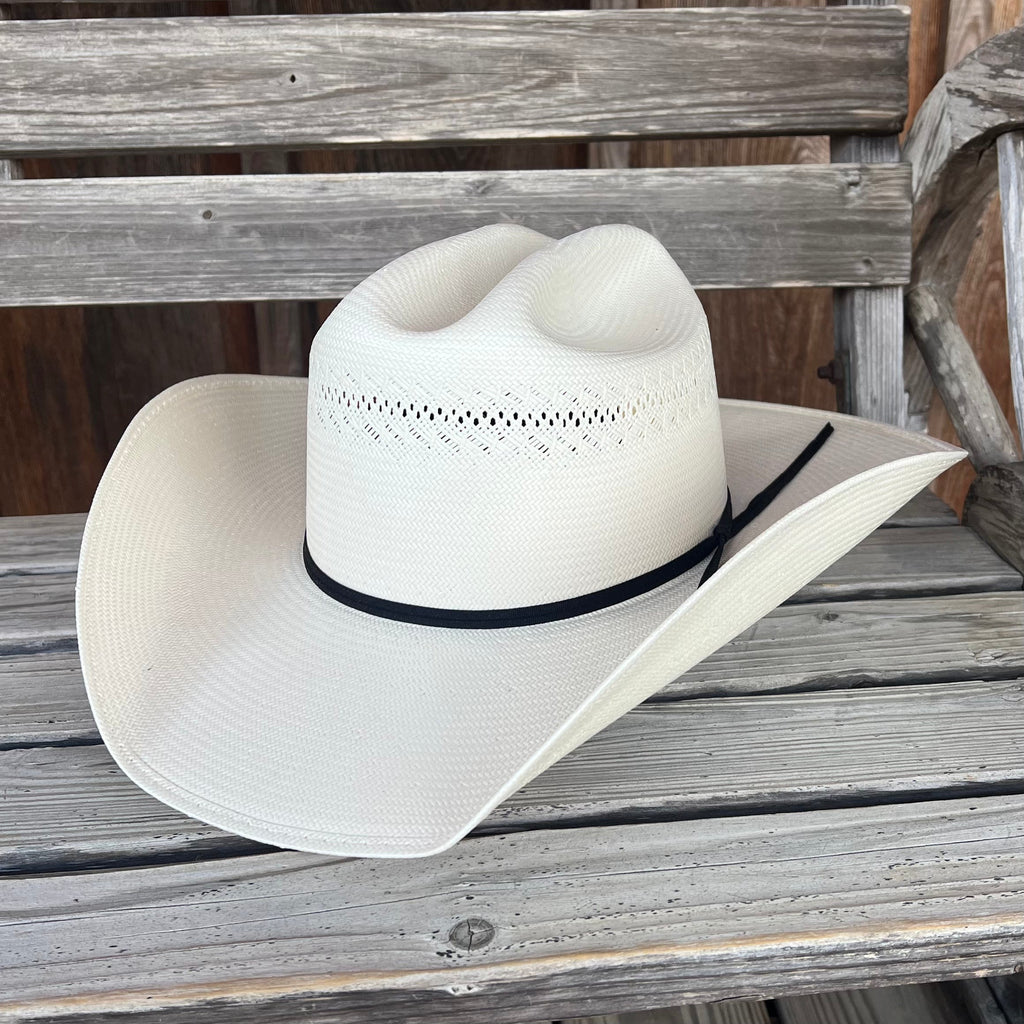 New Resistol Luke 7X Straw Cowboy Hat – Natural