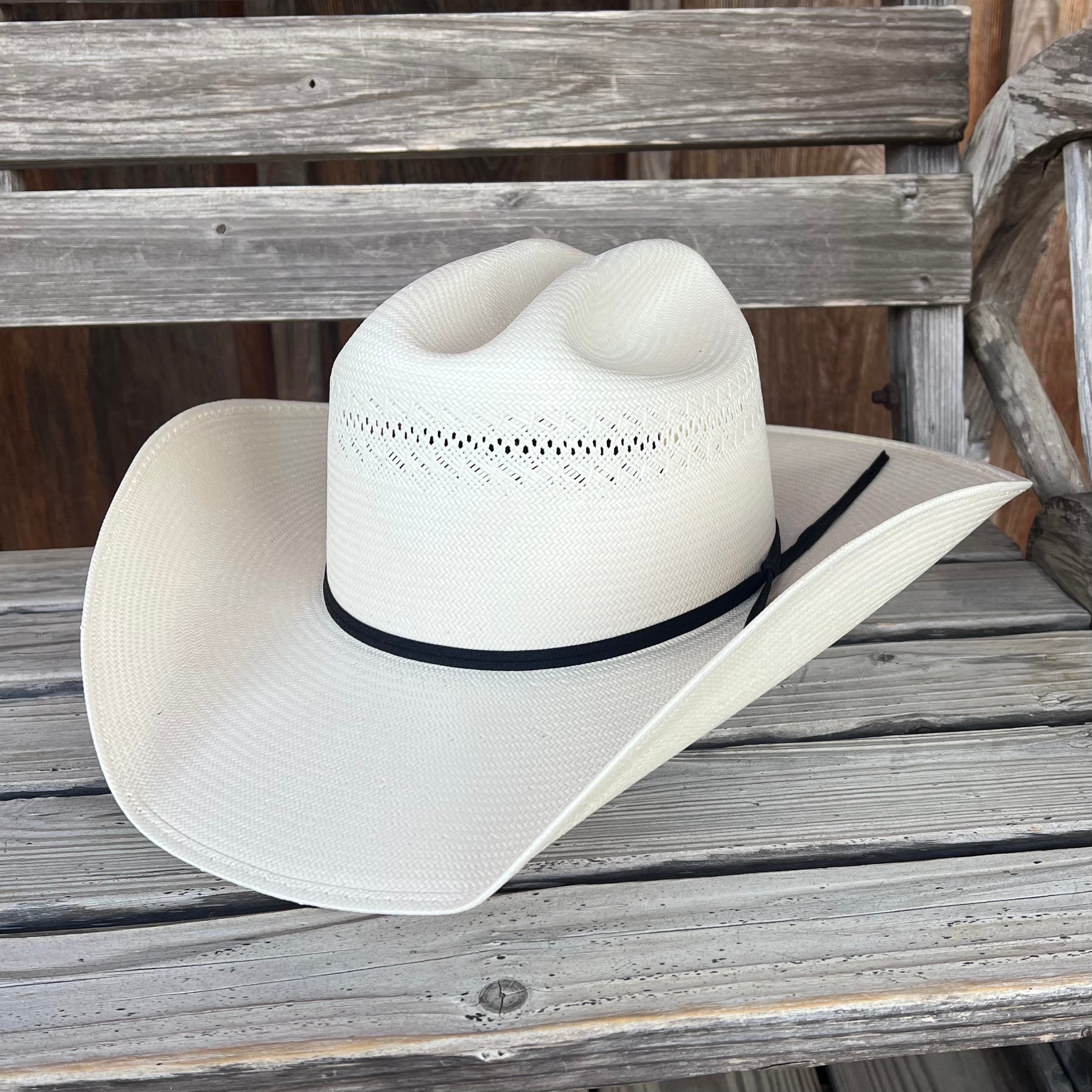 New Resistol Luke 7X Straw Cowboy Hat – Natural