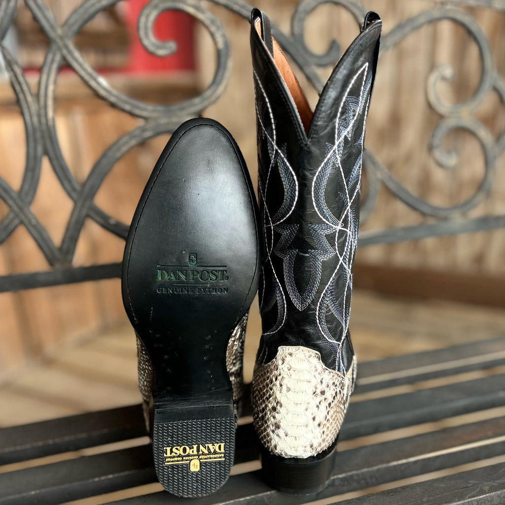 New Dan Post Manning Men’s Python Cowboy Boots