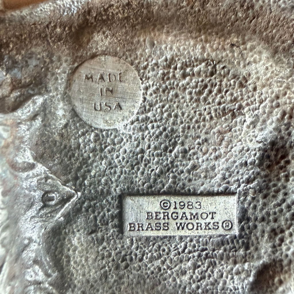 Vintage 1983 Bergamot Brass Works “God’s Country” Belt Buckle H-86
