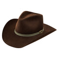 New Aspen Gun Club 5X Chocolate Beaver Felt Cowboy Hat