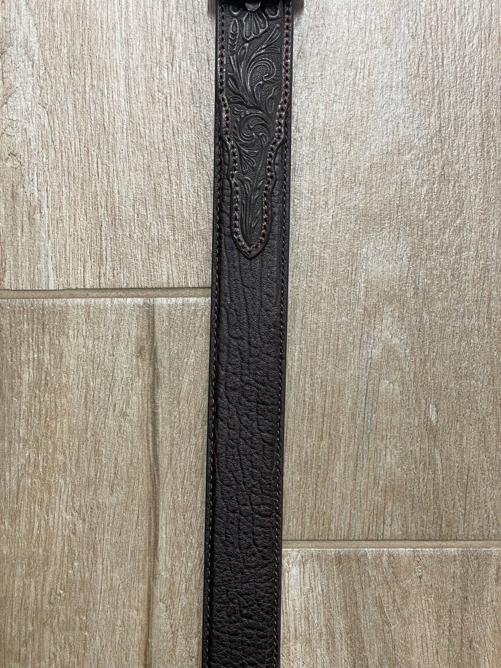 New Nocona Men’s Brown Bullhide Western Belt